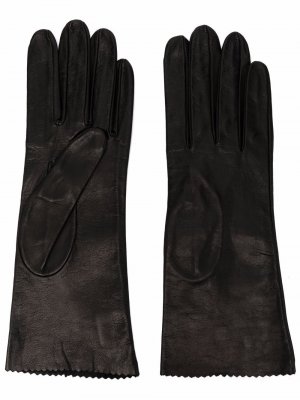 Однотонные перчатки Manokhi. Цвет: черный