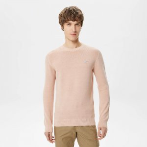 Свитеры Мужской свитер из органического хлопка Lacoste. Цвет: розовый