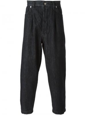 Широкие джинсы Société Anonyme. Цвет: чёрный