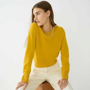 Пуловер , размер S, золотой, желтый J.Crew. Цвет: золотистый/желтый