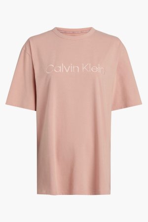 Серая хлопковая футболка Pure из коллекции домашней одежды , серый Calvin Klein