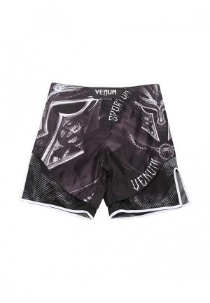 Шорты спортивные Venum MP002XU0DYJA. Цвет: черный