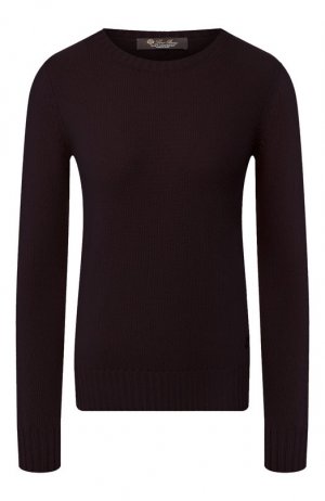 Кашемировый пуловер Loro Piana. Цвет: фиолетовый