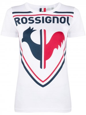 Футболка оверсайз с логотипом Rossignol. Цвет: белый