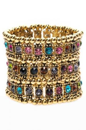 Bracelet M BY MAIOCCI. Цвет: gold and multicolor