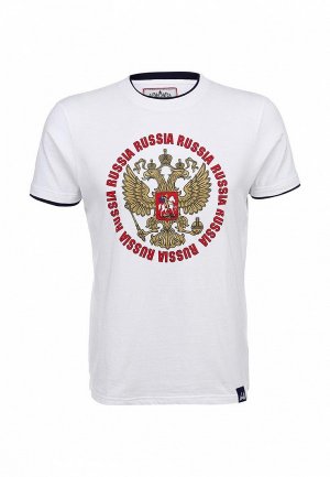 Футболка Atributika & Club™ Russia RU002EMARS86. Цвет: белый
