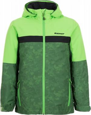 Куртка утепленная для мальчиков Alfausto, размер 164 Ziener. Цвет: зеленый