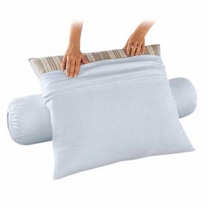 Чехол защитный для подушки из стретч-мольтона, водонепроницаемый BEST. Цвет: белый