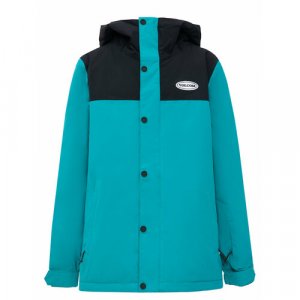 Куртка STONE.91, размер XL, зеленый, черный Volcom. Цвет: черный/зеленый-черный/зеленый