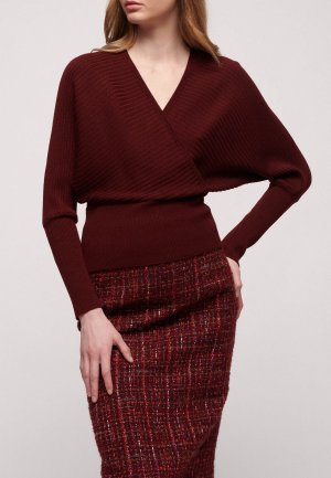 Пуловер LUISA SPAGNOLI. Цвет: бордовый