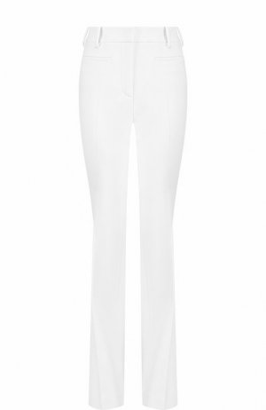 Шерстяные расклешенные брюки со стрелками Tom Ford. Цвет: белый