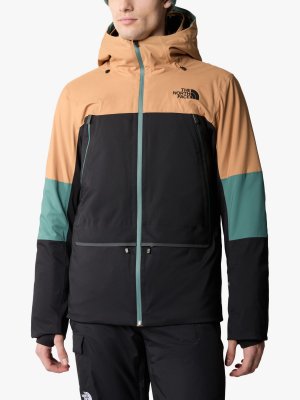 Водонепроницаемая мужская лыжная куртка Zarre , черное/миндальное масло The North Face