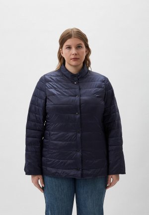 Куртка утепленная Elena Miro reversible. Цвет: синий