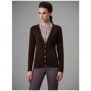 Пиджак , размер 164-96-104, коричневый Арт-Деко. Цвет: коричневый