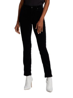 Прямые укороченные джинсы Mari Ag Jeans, цвет Super Black Jeans