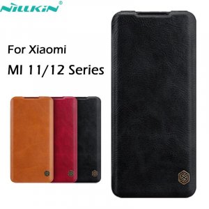 Для Xiaomi Mi 11 11i флип-чехол Qin Series чехол-кошелек из искусственной кожи с подставкой телефона Mi11 12 12X Lite Pro 4G 5G чехол NILLKIN