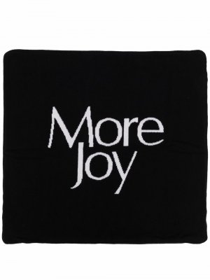 Подушка с логотипом More Joy. Цвет: черный