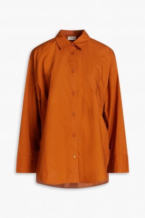 Рубашка из хлопка и поплина BY MALENE BIRGER, оранжевый Birger
