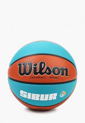 Мяч баскетбольный Wilson BS SIBUR ECO GAMEBALL BSKT 29.5. Цвет: разноцветный