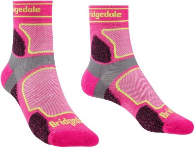Ультралегкие носки T2 COOLMAX Sport 3/4 — женские , розовый Bridgedale