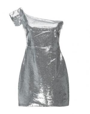 Короткое платье ZOE KARSSEN. Цвет: серебристый