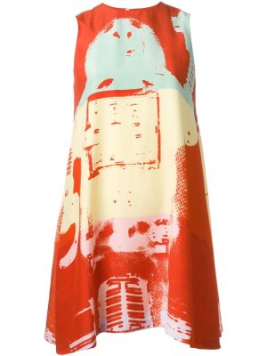 Платье с графическим принтом Stephen Sprouse Pre-Owned. Цвет: разноцветный