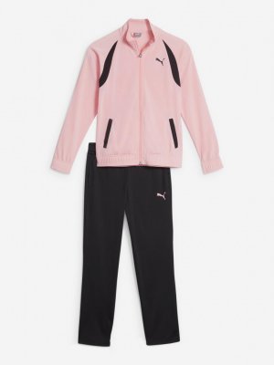 Спортивный костюм для девочек , Розовый PUMA. Цвет: розовый