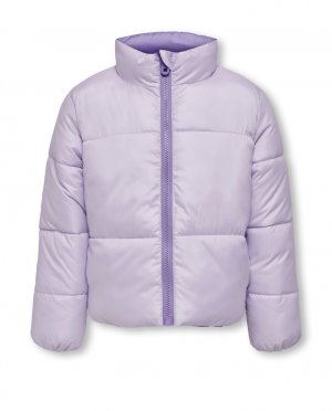 Двустороннее пуховое пальто для девочки Only, фиолетовый ONLY