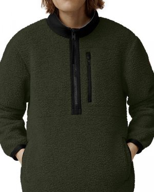 Флисовый пуловер Renfrew Kind с высоким ворсом , цвет Green Canada Goose