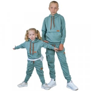 Комплект одежды, размер 158, бирюзовый Twins. Цвет: бирюзовый