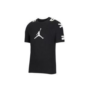 Air Logo Casual Sports Short Sleeve T-Shirt Men Tops Black CZ2490-010 Jordan