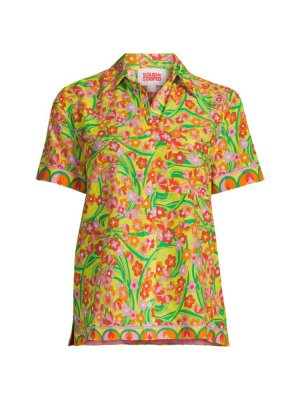 Рубашка Cabana с цветочным принтом , цвет Floral Print Solid & Striped