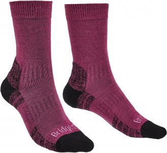 Легкие носки-ботинки Hike, ягодные, женские , розовый Bridgedale