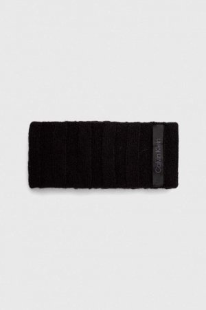 Ободок из смесовой шерсти , черный Calvin Klein