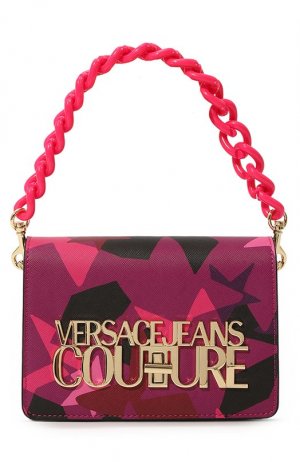 Сумка Versace Jeans Couture. Цвет: розовый
