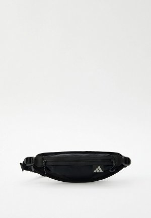 Сумка поясная adidas RUN WB. Цвет: черный