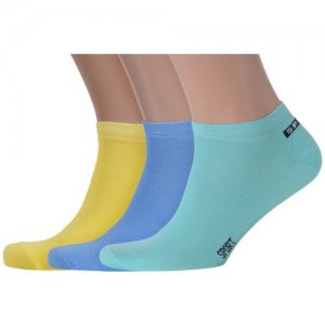 Комплект из 3 пар мужских носков микс 5, размер 25 (39-41) ХОХ. Цвет: мультиколор