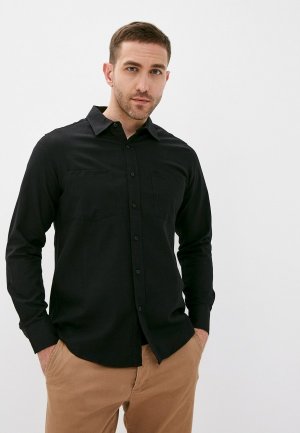 Рубашка Urban Classics Checked Flanell Shirt. Цвет: черный