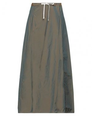 Длинная юбка HACHE. Цвет: зеленый-милитари