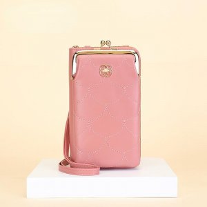 Женская многофункциональная сумка для телефона с вышивкой через плечо, кошелек, маленькая сумка, портативная VIA ROMA
