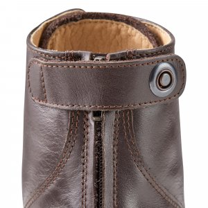 Кожаные ботинки на шнуровке Decathlon для взрослых верховой езды Paddock 560 , коричневый Fouganza