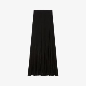 Плиссированная юбка макси Maryline с высокой посадкой , цвет noir / gris Claudie Pierlot