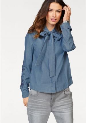 Джинсовая блузка Laura Scott. Цвет: джинсовый синий
