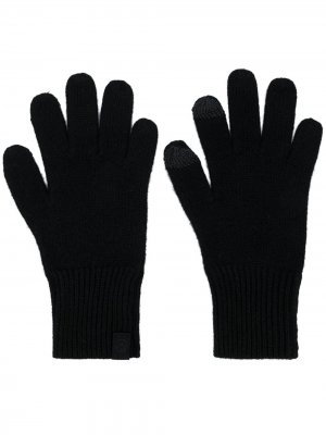 Трикотажные перчатки с логотипом Rag & Bone. Цвет: черный