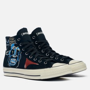 Кеды x Basquiat Chuck 70 Hi Converse. Цвет: чёрный