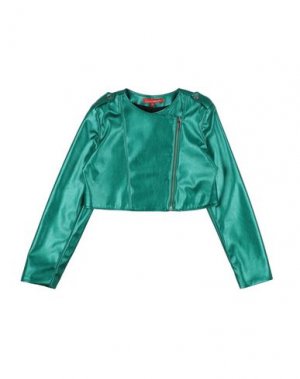 Куртка LOREDANA PRIMA. Цвет: изумрудно-зеленый