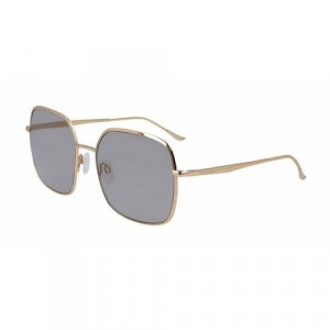 Солнцезащитные очки DO101S 717, золотой Donna Karan. Цвет: золотистый/золотой