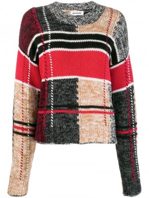 Patchwork knit jumper Brognano. Цвет: нейтральные цвета