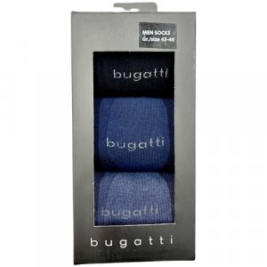 Носки , размер 43-46, синий Bugatti. Цвет: синий