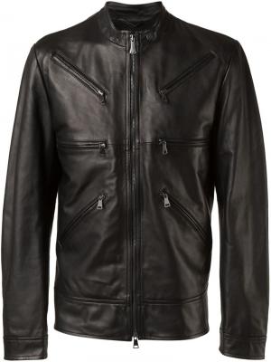 Кожаная куртка Vivienne Westwood Man. Цвет: чёрный